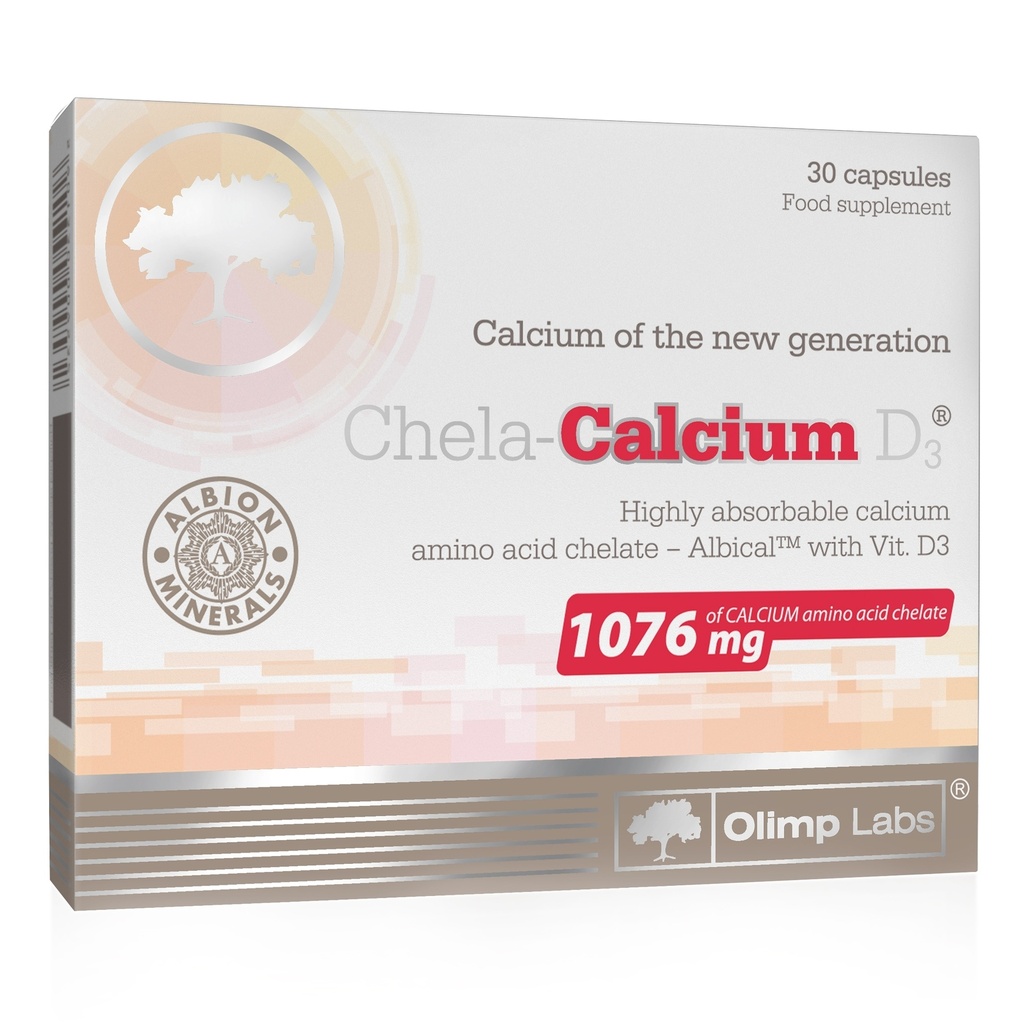 OLIMP CHELA CALCIUM D3, 30 Kapseln
