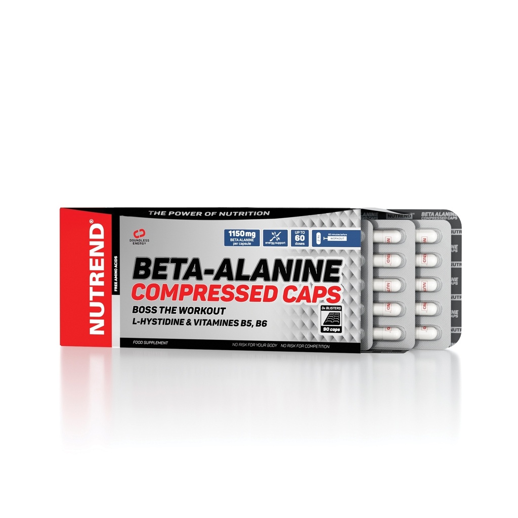 NUTREND BETA-ALANINE COMPRESSED, 90 kapsul