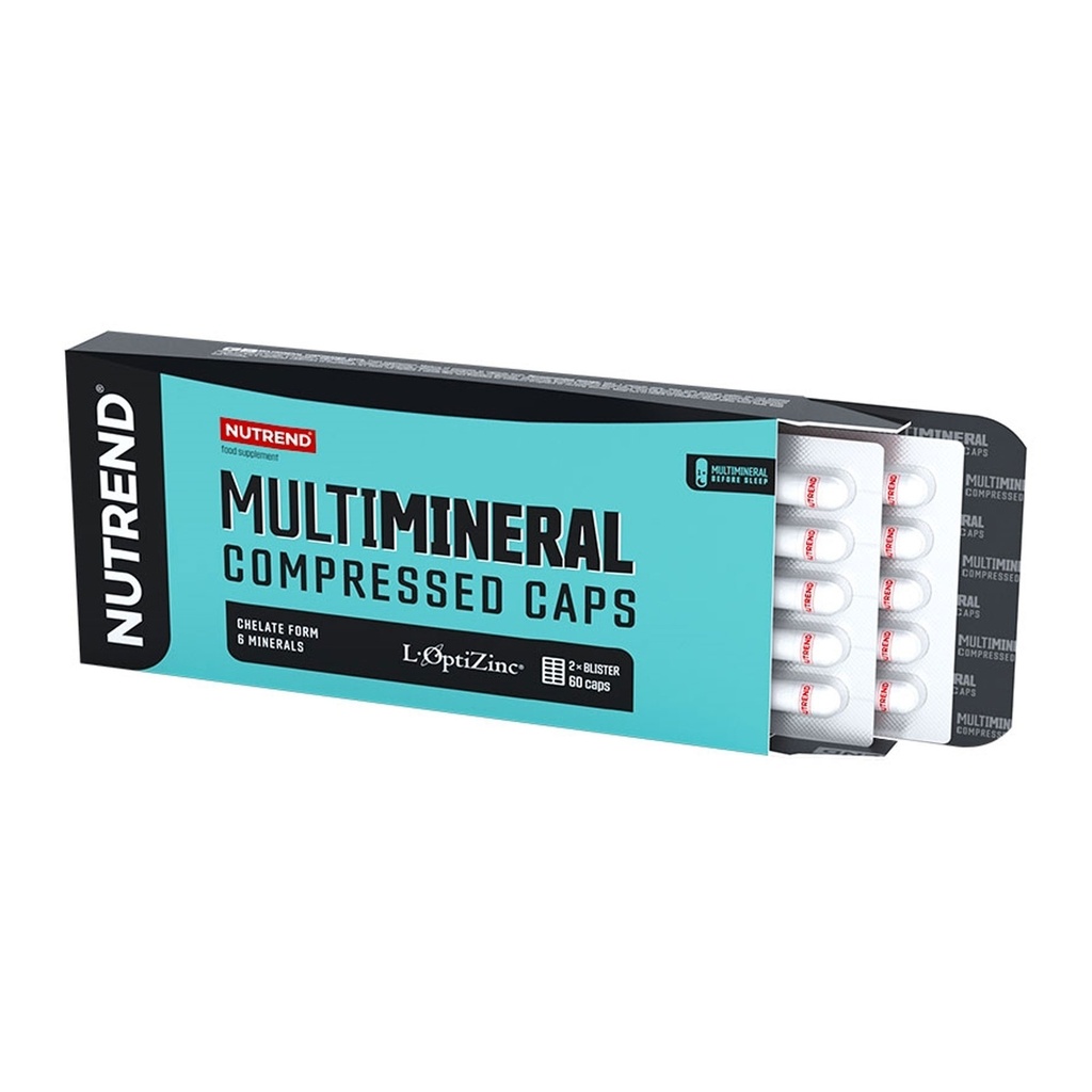 NUTREND MULTIMINERAL COMPRESSED CAPS, 60 capsule