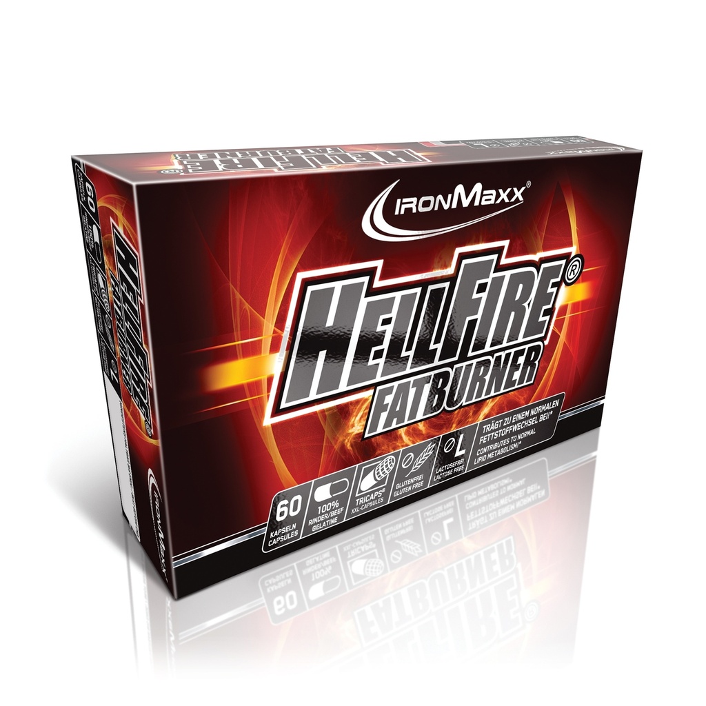 IRONMAXX HELLFIRE FATBURNER TRICAPS, 60 kapsula