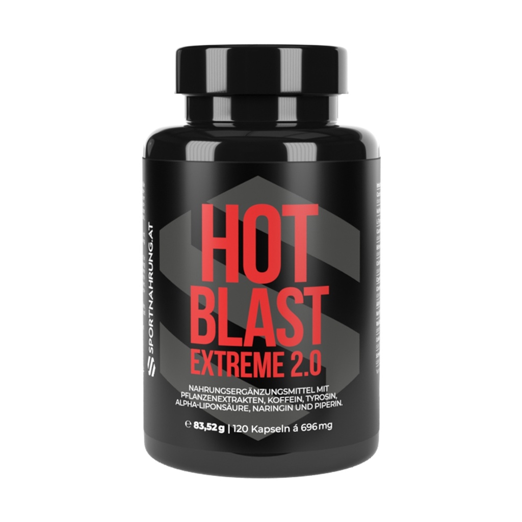 SPORTNAHRUNG HOT BLAST EXTREME 2.0, 120 kapsul