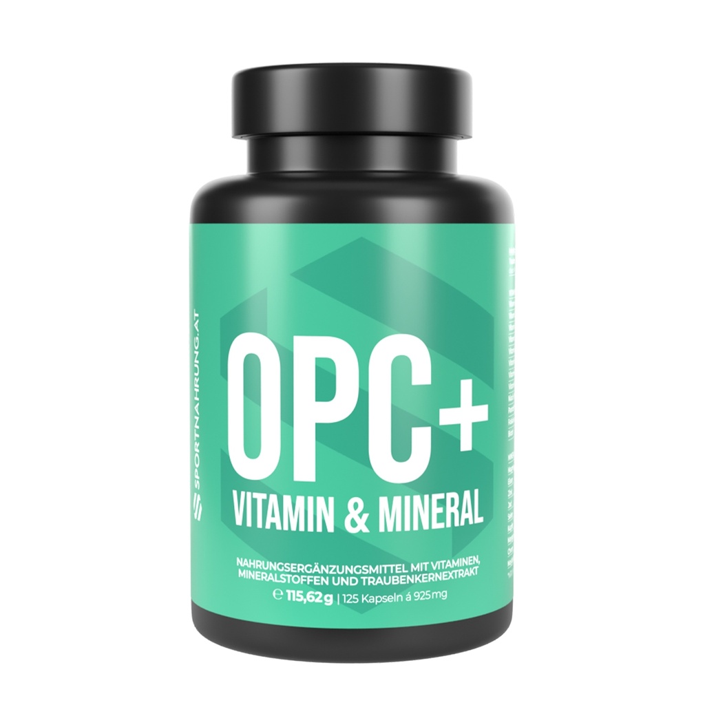 SPORTNAHRUNG OPC+ VITAMIN & MINERAL, 125 kapsul