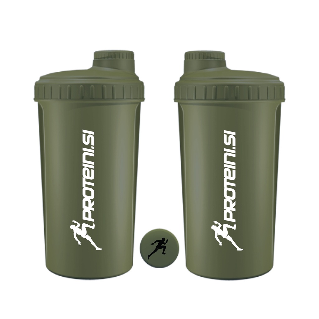 PROTEINI.SI SHAKER MILITARY GREEN, 700ml