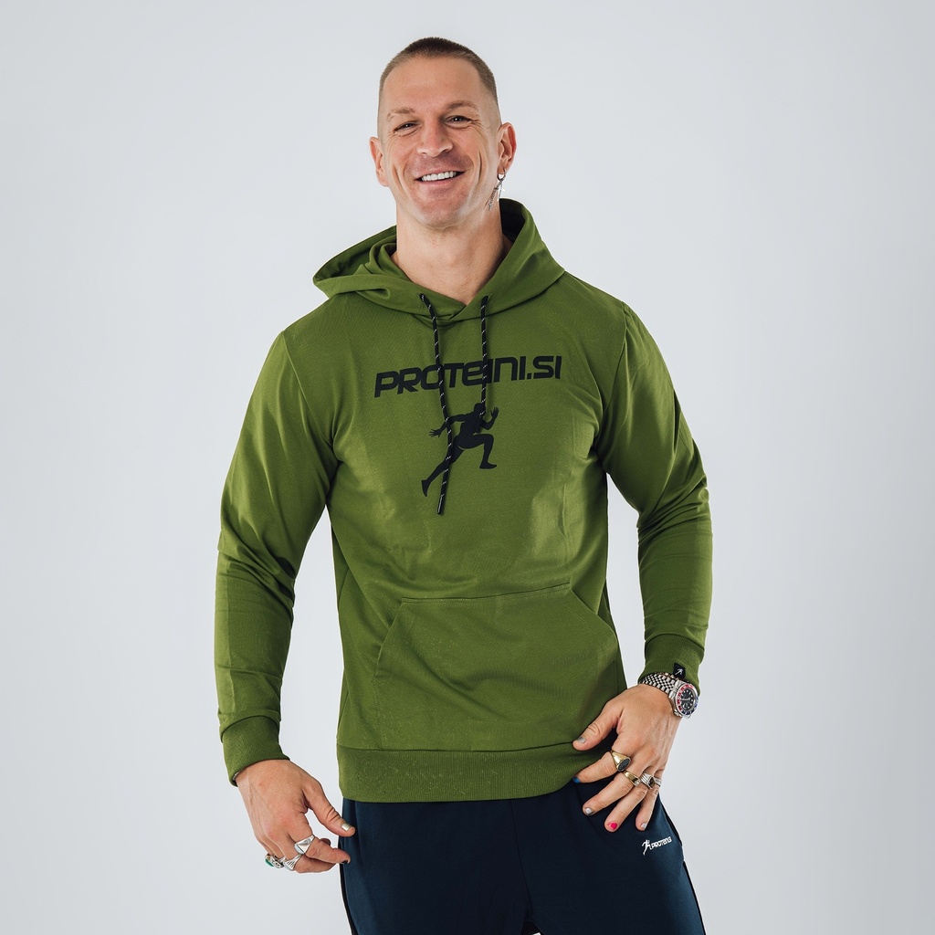 PULOVER S KAPUCO SIMON (OLIVE GREEN)