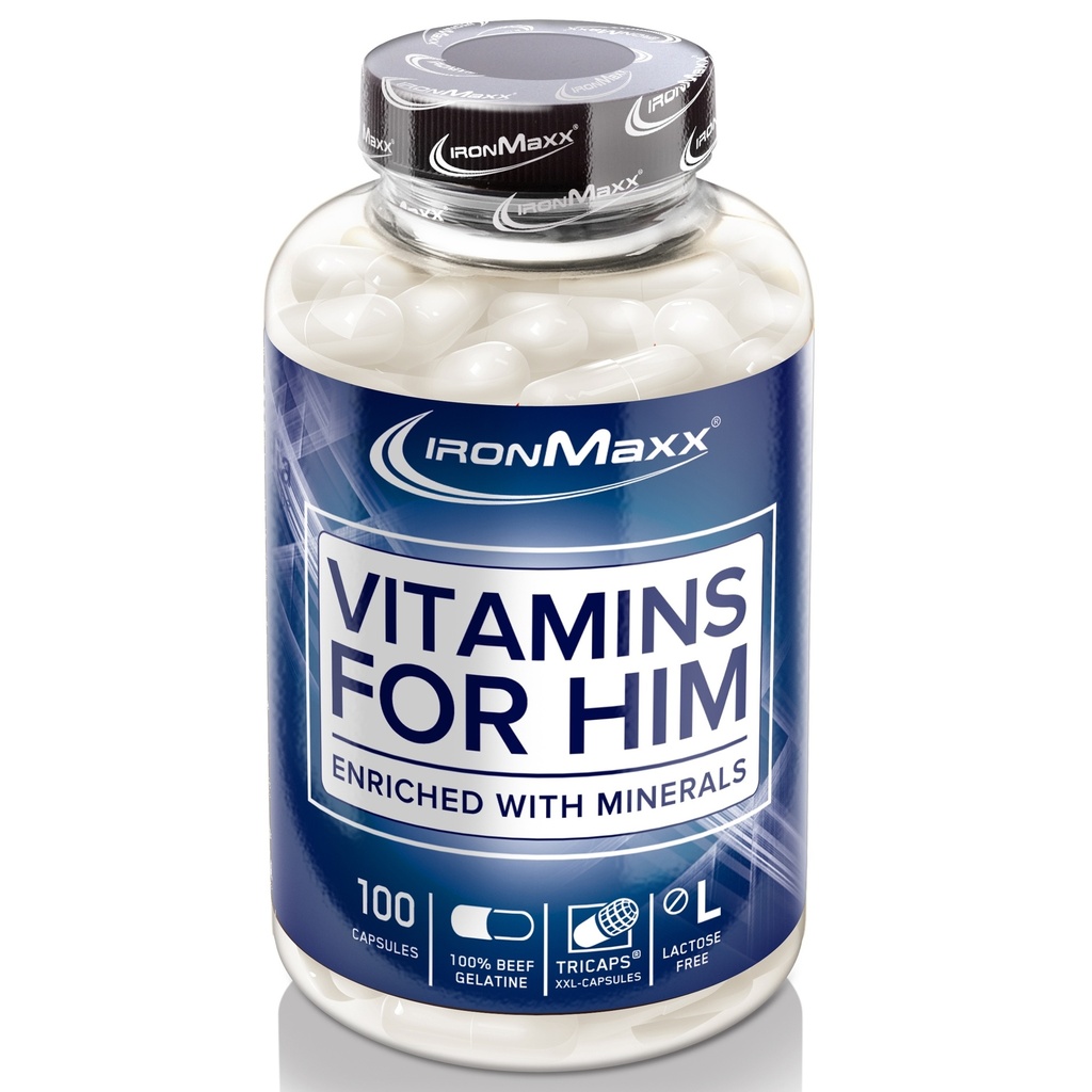 IRONMAXX VITAMINS FOR HIM, 100 Kapseln