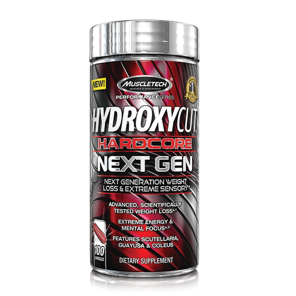MUSCLETECH HYDROXYCUT HARDCORE NEXT GEN, 100 caps