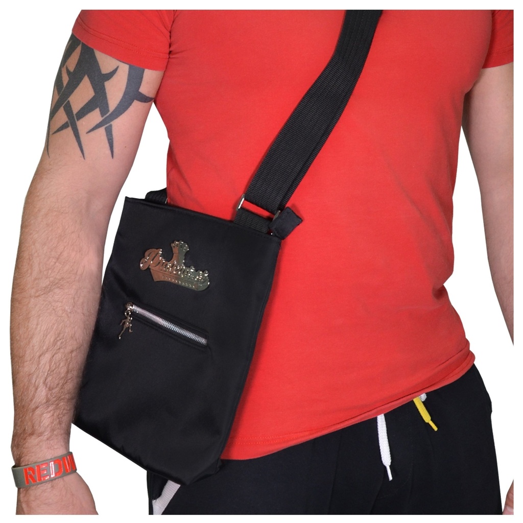 PROTEINI.SI CROSSBODY BAG, black