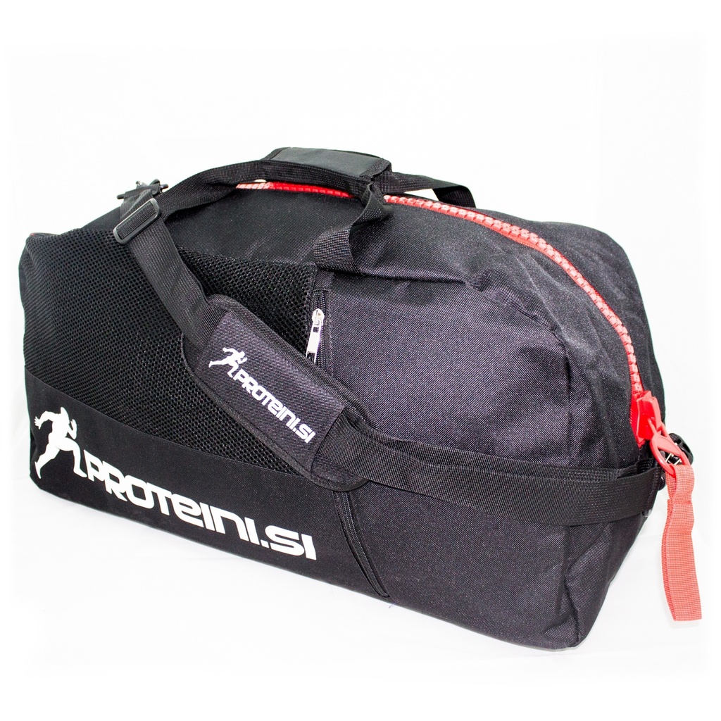 PROTEINI.SI TRAINING BAG, BLACK
