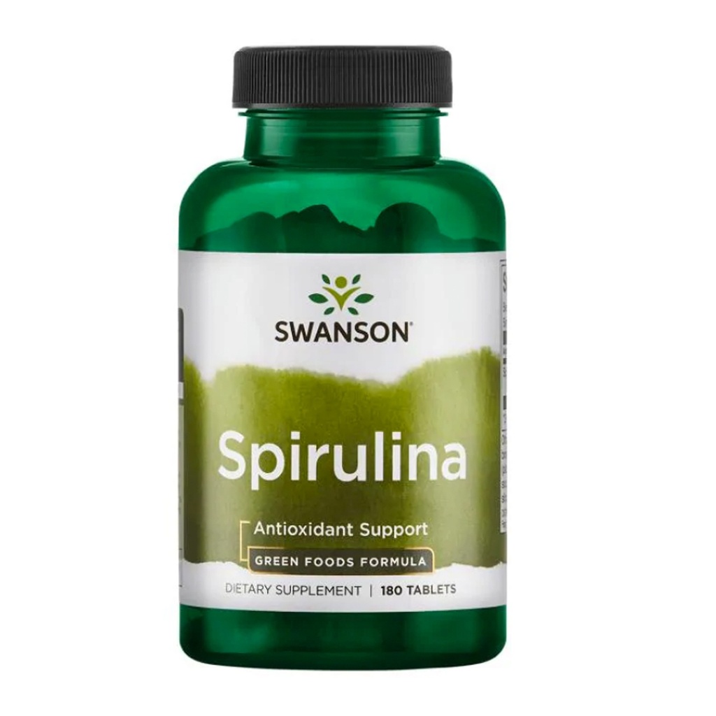 SWANSON SPIRULINA (500mg), 180 tableta