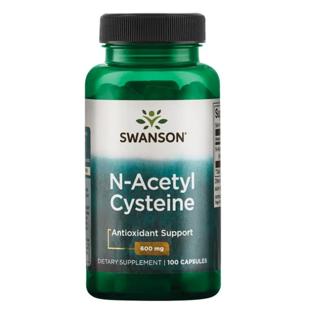 SWANSON N-ACETYL CYSTEINE (600mg), 100 capsule
