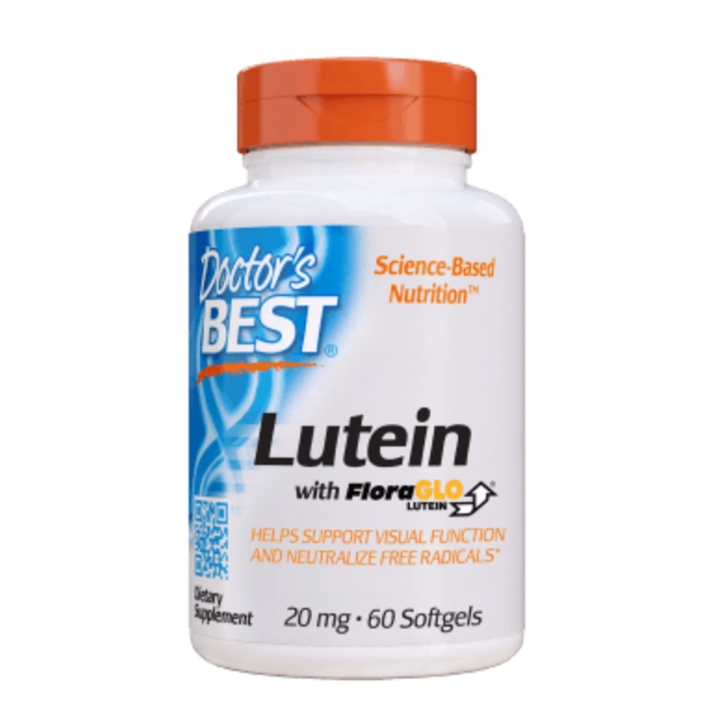 DR.'S BEST LUTEIN W/FLORAGLO (20mg), 60 capsule softgel