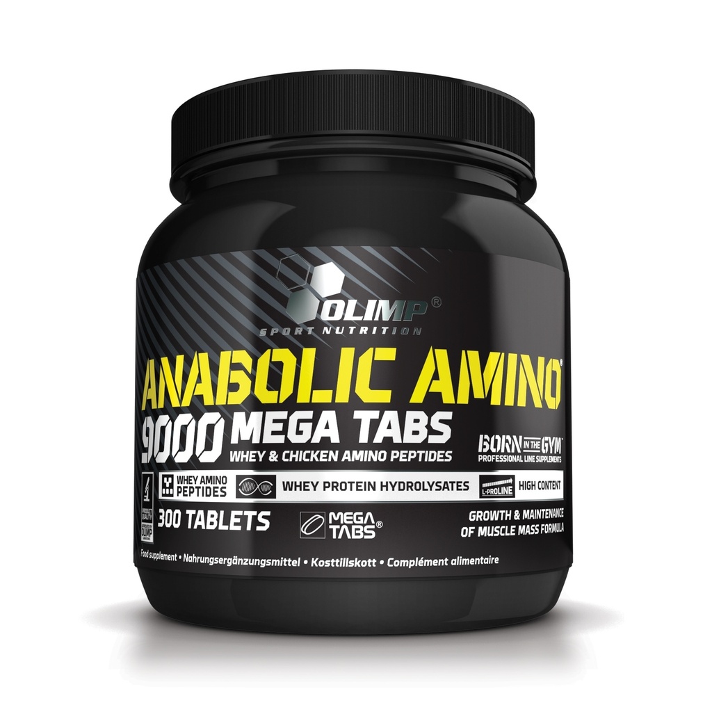 OLIMP ANABOLIC AMINO 9000 MEGA TABS, 300 compresse