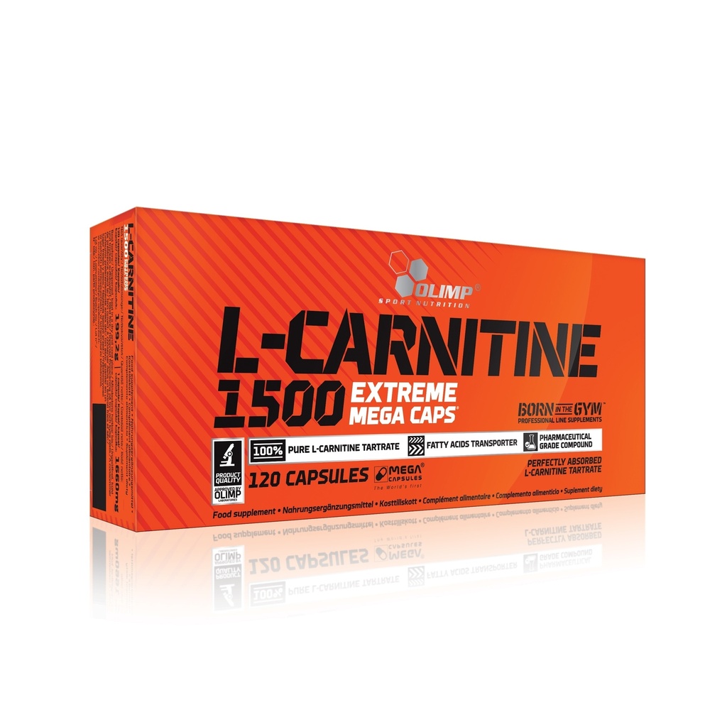 OLIMP L-CARNITINE 1500 EXTREME MEGA CAPS, 120 Kapseln