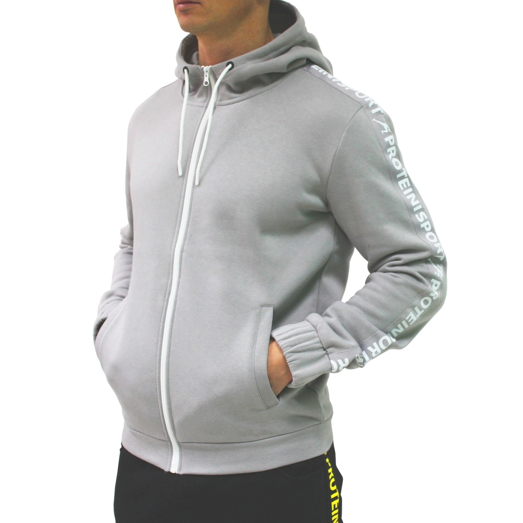 ZIP HOODIE PRESTON grey