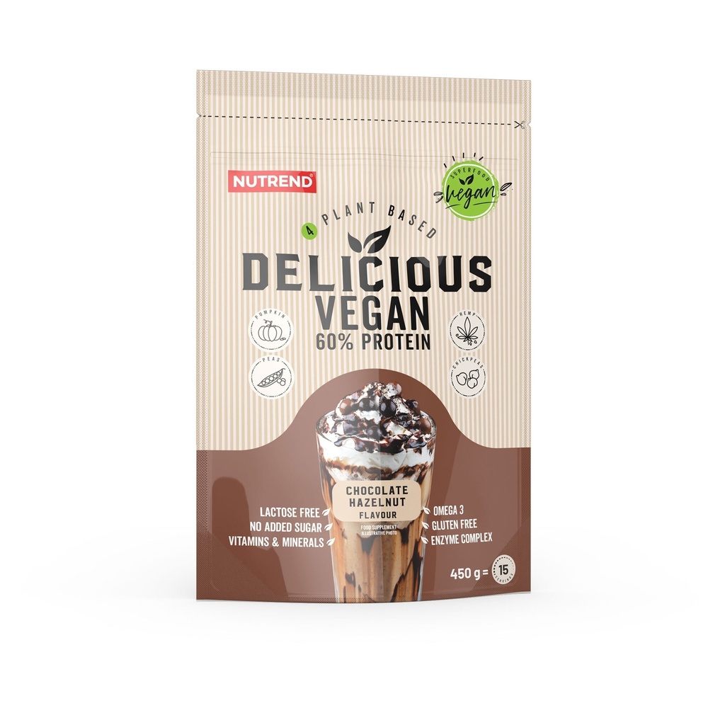 NUTREND DELICIOUS VEGAN PROTEIN, 450g