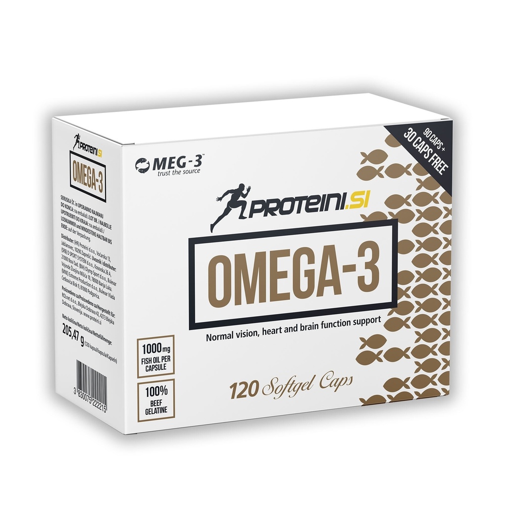 PROTEINI.SI OMEGA-3, 120 capsule
