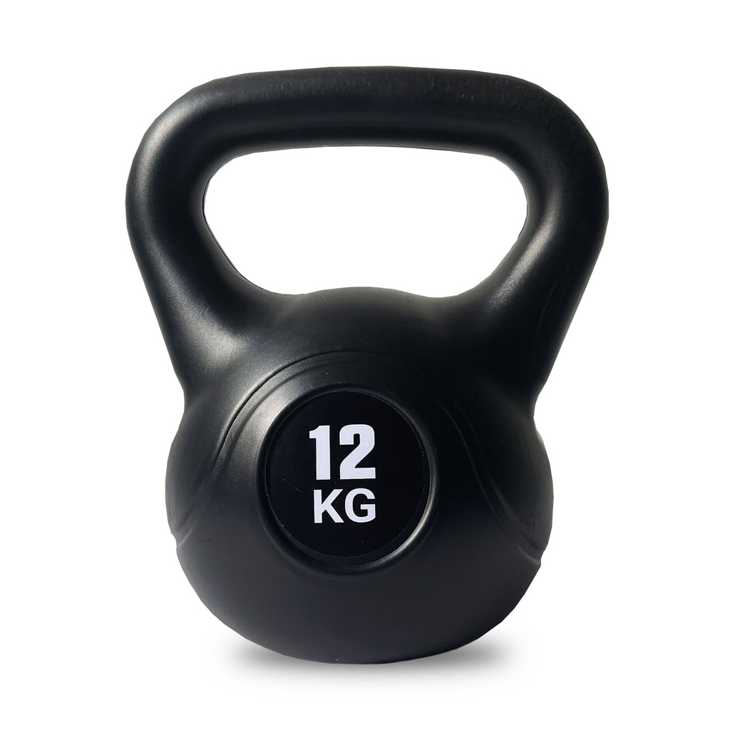 PROTEINI.SI UTEG S RUČKOM (KETTLEBELL) - CRNI, 12kg
