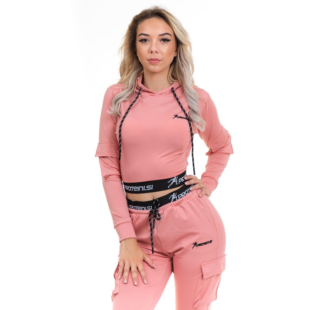 KRAĆI PULOVER S KAPULJAČOM GLORIA