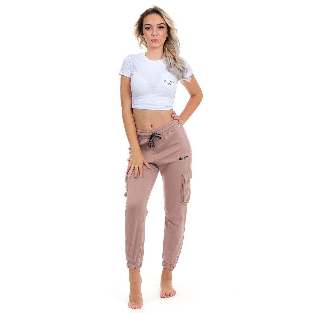 SPORTS TROUSERS KELLY (DUSTY PINK)