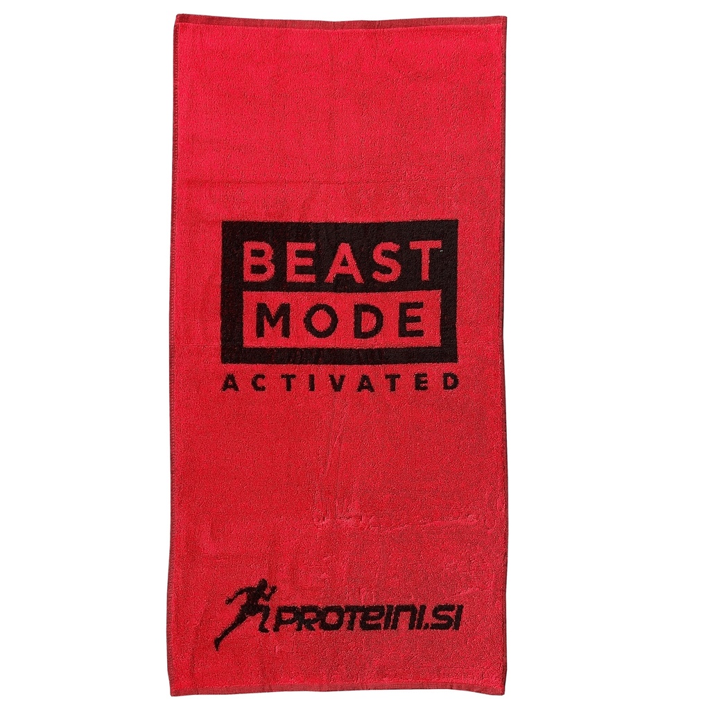 PROTEINI.SI FITNES BRISAČA "BEAST MODE ACTIVATED", 100x50cm