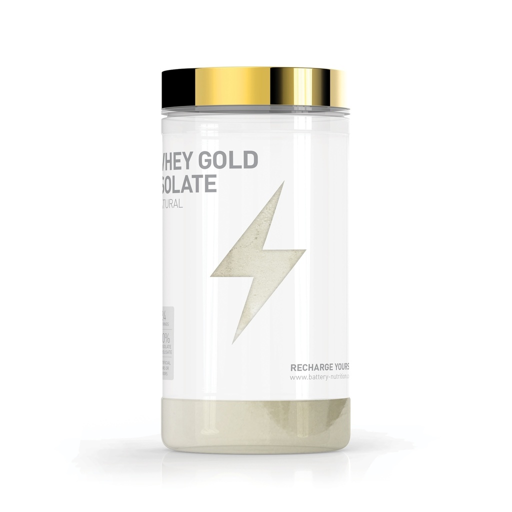 BATTERY WHEY GOLD ISOLATE NATURAL, 600g