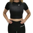 ŠPORTNI TOP (KRATKI ROKAVI) MIA temno siv