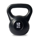 PROTEINI.SI UTEŽ Z ROČAJEM (KETTLEBELL) - ČRNA, 12kg