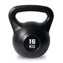 PROTEINI.SI UTEŽ Z ROČAJEM (KETTLEBELL) - ČRNA, 16kg